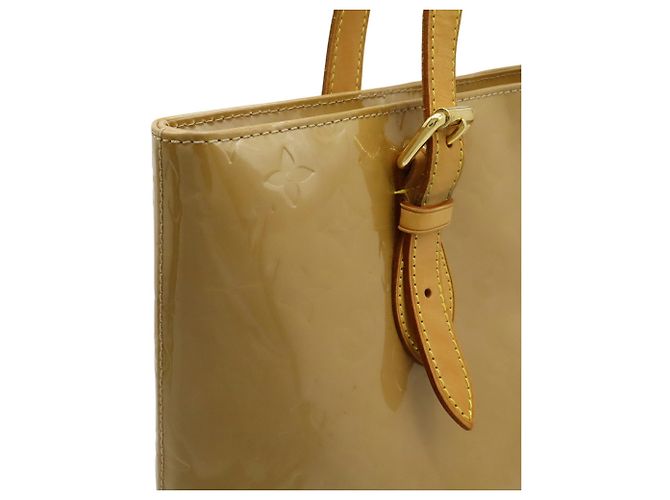 Borsa tote Brentwood in Monogram Vernis Louis Vuitton Nocciola - vista 8