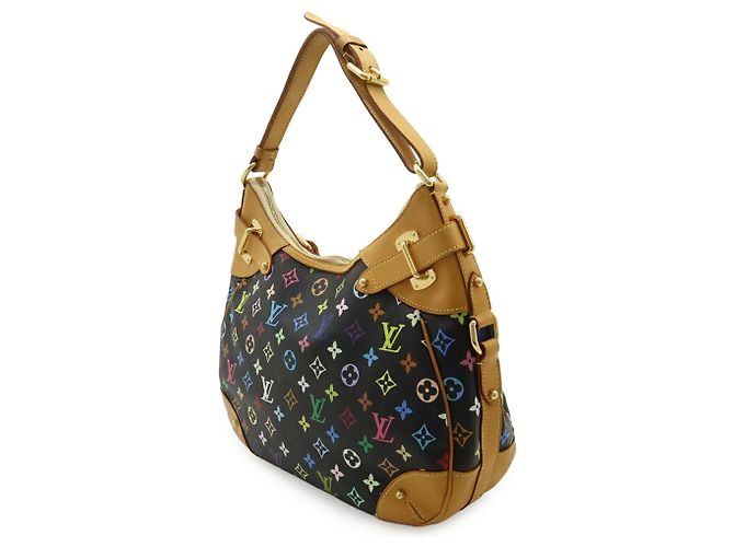 Greta Schultertasche Monogramm Multicolor Louis Vuitton Schwarz - Ansicht 3