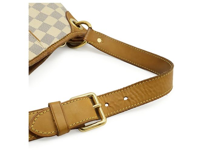 Borsa a Spalla Louis Vuitton Damier Azur Galliera PM Crudo - vista 5