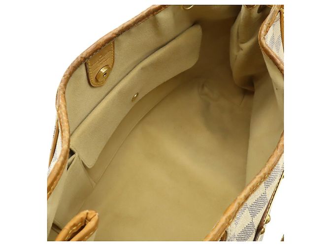 Borsa a Spalla Louis Vuitton Damier Azur Galliera PM Crudo - vista 6