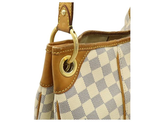 Borsa a Spalla Louis Vuitton Damier Azur Galliera PM Crudo - vista 7