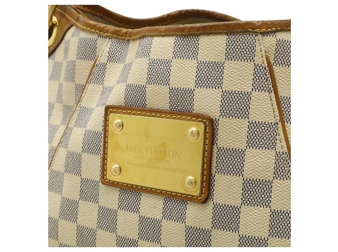Borsa a Spalla Louis Vuitton Damier Azur Galliera PM Crudo - vista 9