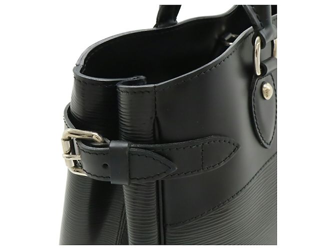 Louis Vuitton Epi Passy PM Handtasche Schwarz - Ansicht 8