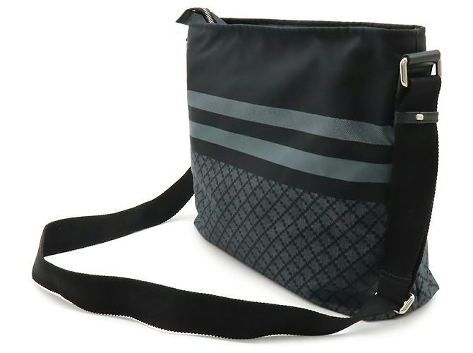 Borsa a Spalla Diamante GUCCI Marrone Nero - vista 3