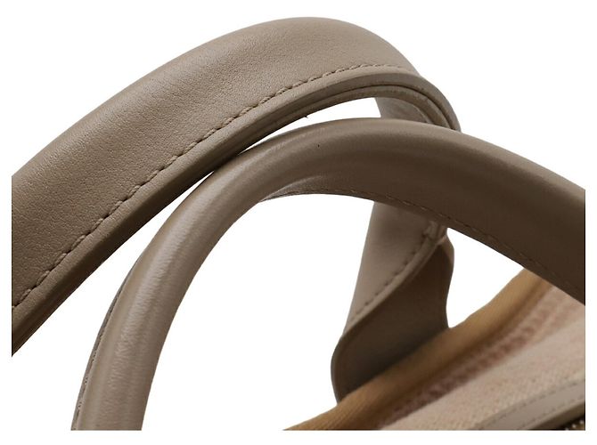Borsa da bowling Deauville Chanel Marrone Beige Grigio - vista 6