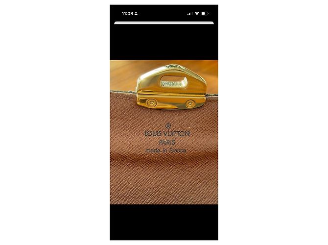 Louis Vuitton Monogram Canvas Wallet Brown - view 7