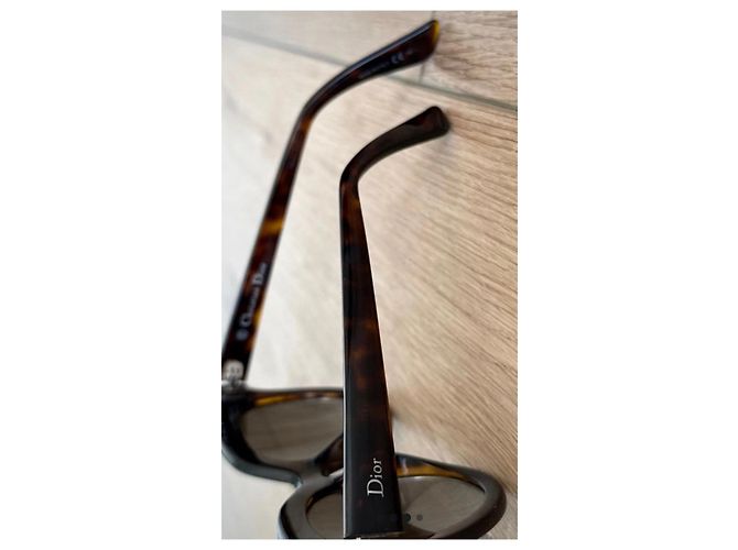 Sonnenbrillen von Christian Dior Braun Schwarz - Ansicht 3