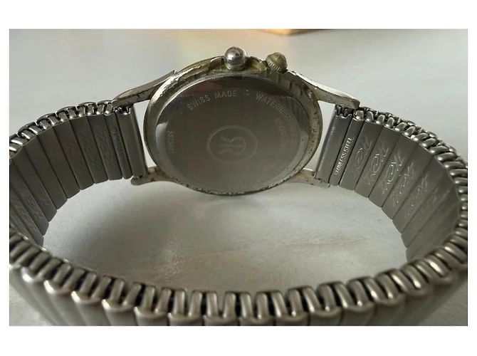Autre Marque Revue Thommen Landmark Uhr Schwarz Silber Silber Hardware - Ansicht 3