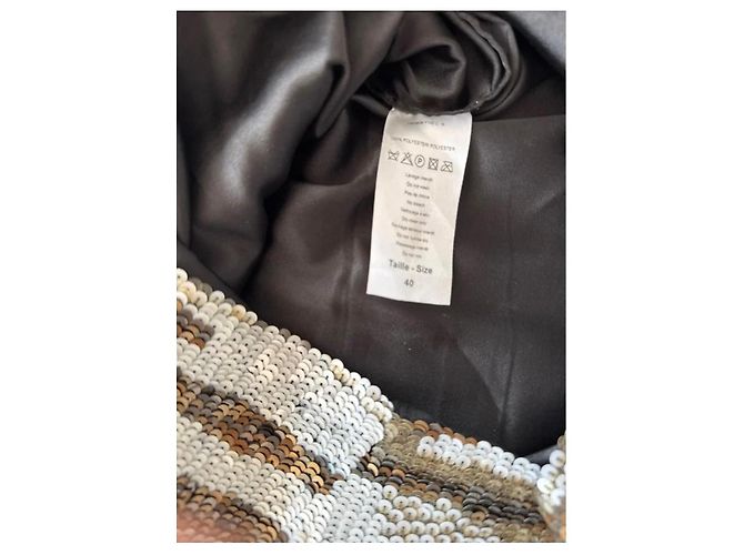 Zapa Paillettenkleid mehrfarbig Mehrfarben - Ansicht 2