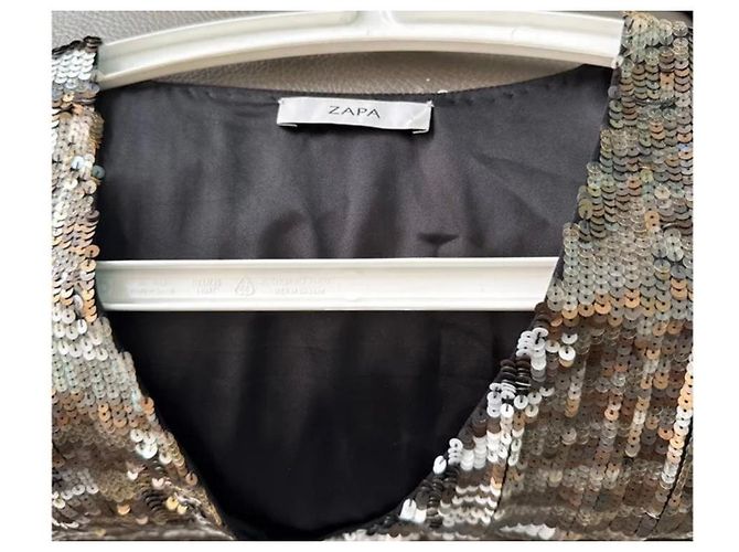 Zapa Paillettenkleid mehrfarbig Mehrfarben - Ansicht 3