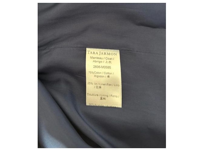 Cappotto Tara Jarmon Blu Marino e Blu Blu scuro - vista 3