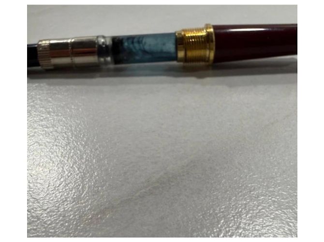 Montblanc Meisterstück Classique Bordeaux Gold Füller Rot Gold hardware - Ansicht 5