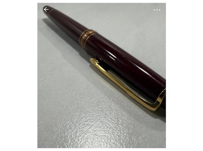 Montblanc Meisterstück Classique Bordeaux Gold Füller Rot Gold hardware - Ansicht 7