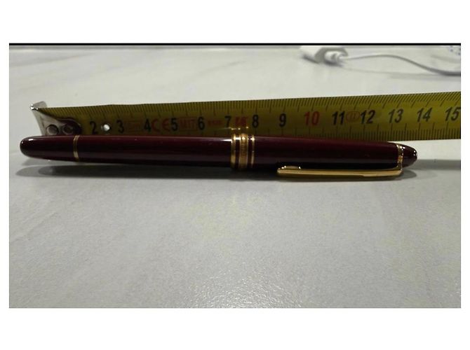 Montblanc Meisterstück Classique Bordeaux Gold Füller Rot Gold hardware - Ansicht 8