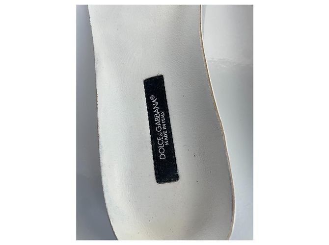 Dolce & Gabbana Ledersneaker Weiß - Ansicht 10