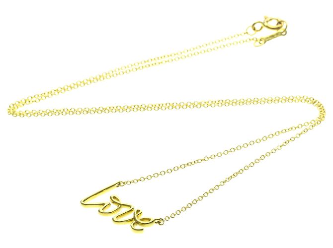 Tiffany & Co Collana Pendente Graffiti Love di Tiffany Paloma Picasso D'oro - vista 11