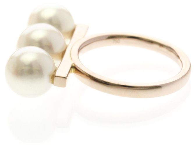 Anello Tasaki Balance Neo in Oro Rosa D'oro - vista 2