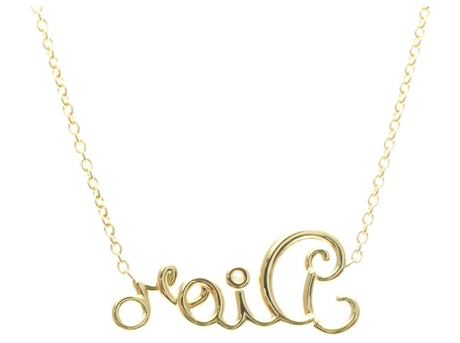 Collana Dioramour Christian Dior in oro giallo 18K D'oro - vista 2