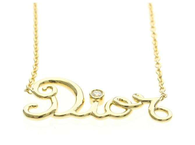 Collana Dioramour Christian Dior in oro giallo 18K D'oro - vista 4