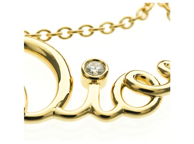 Collana Dioramour Christian Dior in oro giallo 18K D'oro - vista 7