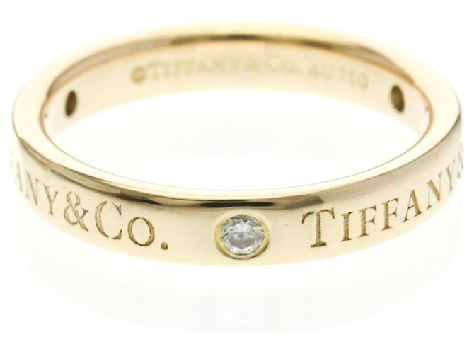 Tiffany & Co Anello piatto Tiffany con diamanti in oro rosa D'oro - vista 2