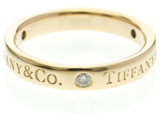 Tiffany & Co Anello piatto Tiffany con diamanti in oro rosa D'oro - vista 3