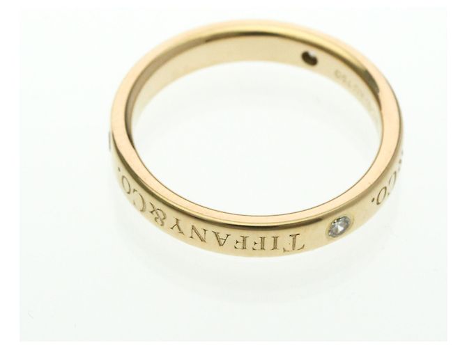 Tiffany & Co Anello piatto Tiffany con diamanti in oro rosa D'oro - vista 9