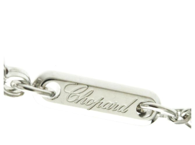 Collana Pendente Chopard Happy Diamonds in Oro Bianco Argento - vista 13