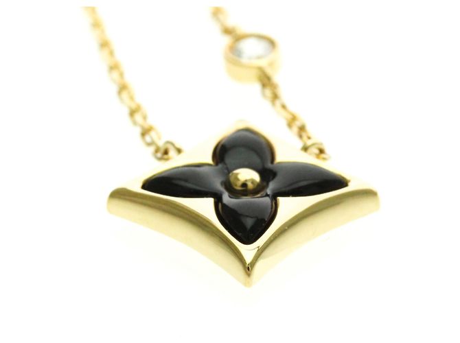 Collana Star Blossom Louis Vuitton D'oro - vista 4
