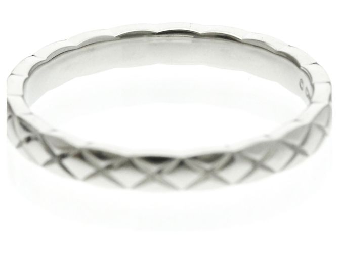 Chanel Coco Crush Ring - Kleines Modell 1P Diamant in Platin Silber - Ansicht 8