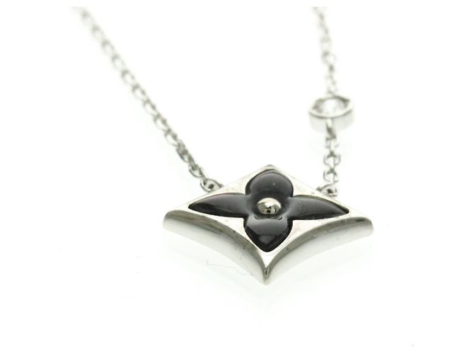 Collana Star Blossom Louis Vuitton Argento - vista 4