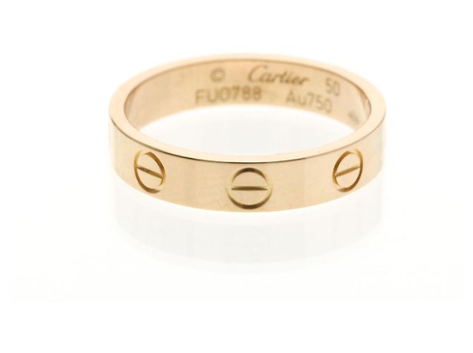 Anello Mini Love Cartier in Oro Rosa D'oro - vista 2
