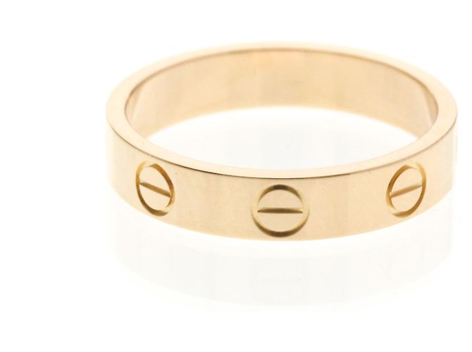 Anello Mini Love Cartier in Oro Rosa D'oro - vista 4