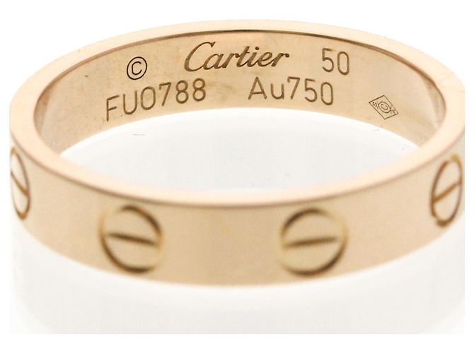 Anello Mini Love Cartier in Oro Rosa D'oro - vista 5
