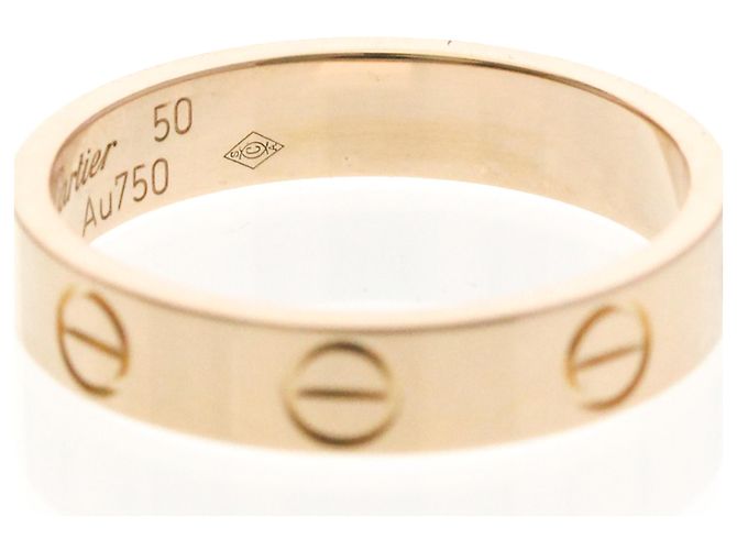 Anello Mini Love Cartier in Oro Rosa D'oro - vista 8