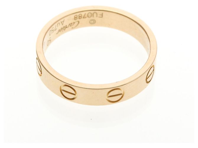 Anello Mini Love Cartier in Oro Rosa D'oro - vista 9