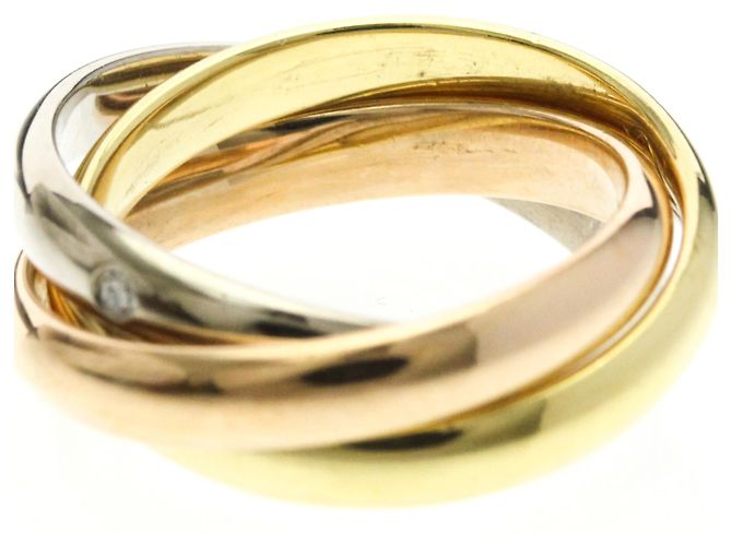 Cartier Trinity Ring mit 5 Diamanten Golden - Ansicht 5