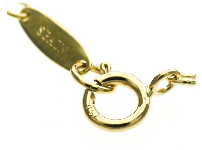 Elsa Peretti Tiffany & Co Collana Pendente Cuore Aperto in Oro Giallo Tiffany D'oro - vista 10