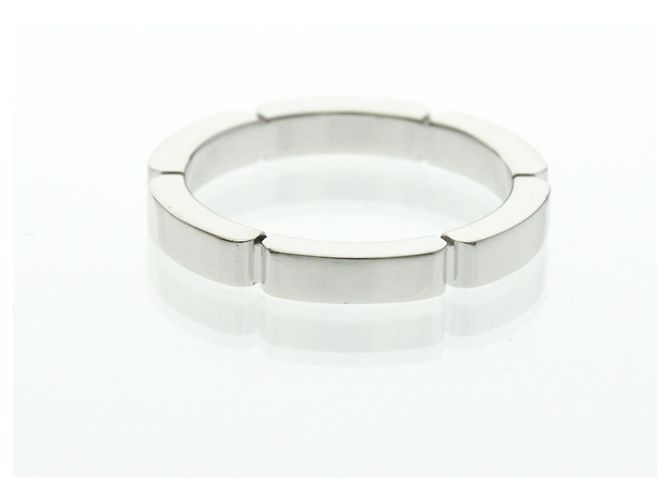 Cartier Maillon Panthère Ring mit 4 Diamanten Silber - Ansicht 3