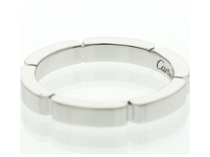Cartier Maillon Panthère Ring mit 4 Diamanten Silber - Ansicht 8
