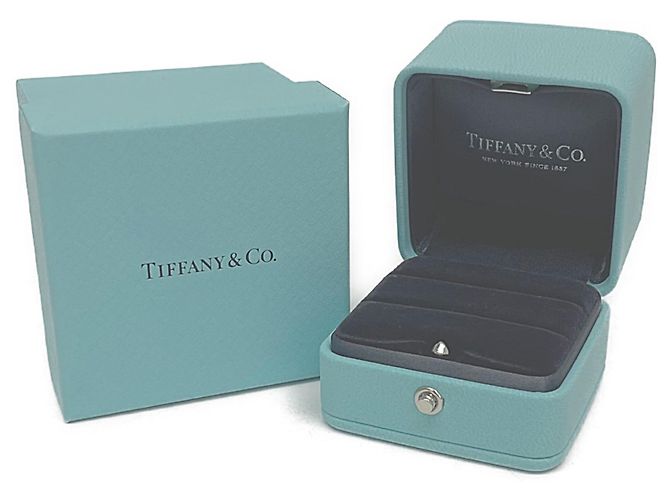 Tiffany & Co Tiffany Milgrain Ring Silber Golden - Ansicht 10