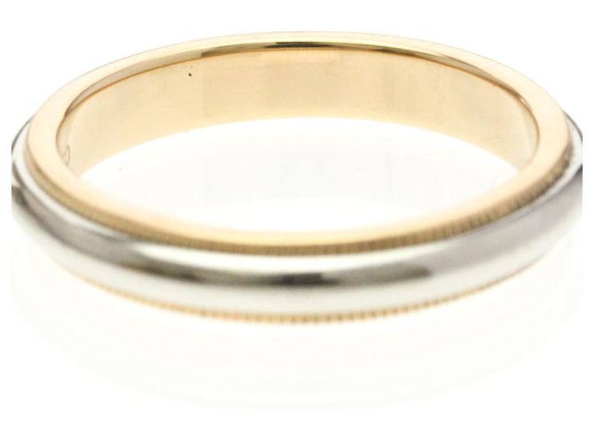 Tiffany & Co Tiffany Milgrain Ring Silber Golden - Ansicht 7