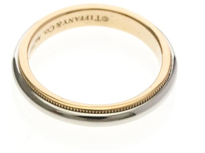 Tiffany & Co Tiffany Milgrain Ring Silber Golden - Ansicht 9