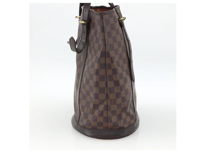 LOUIS VUITTON Borsa a Spalla Bucket GM Damier Ebene N42236 LV Auth ARZ043 - vista 3