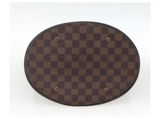 LOUIS VUITTON Borsa a Spalla Bucket GM Damier Ebene N42236 LV Auth ARZ043 - vista 5