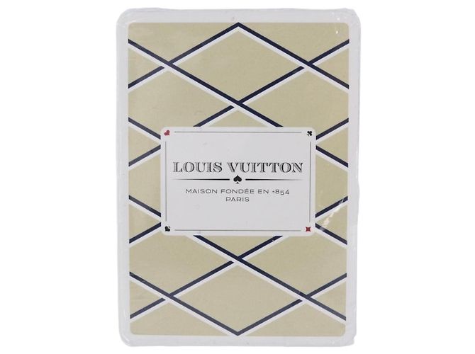 Carte da gioco LOUIS VUITTON Beige LV Auth ARZ303 - vista 2
