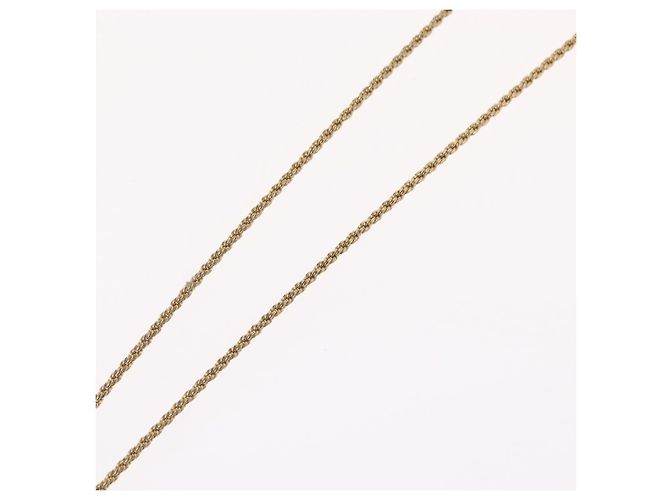 Collana Christian Dior metallo dorato Auth BA11499 - vista 13