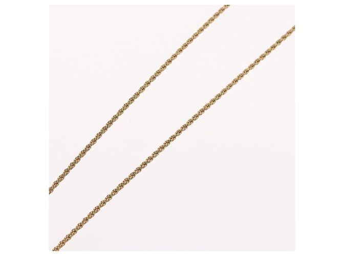Collana Christian Dior metallo dorato Auth BA11499 - vista 14