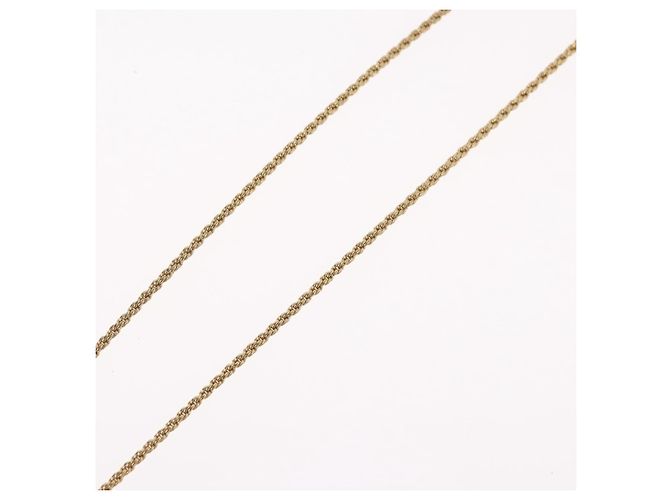 Collana Christian Dior metallo dorato Auth BA11499 - vista 15