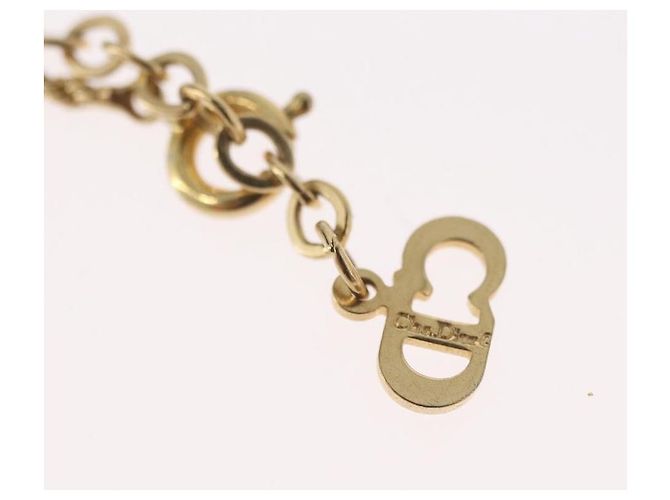 Collana Christian Dior metallo dorato Auth BA11499 - vista 18